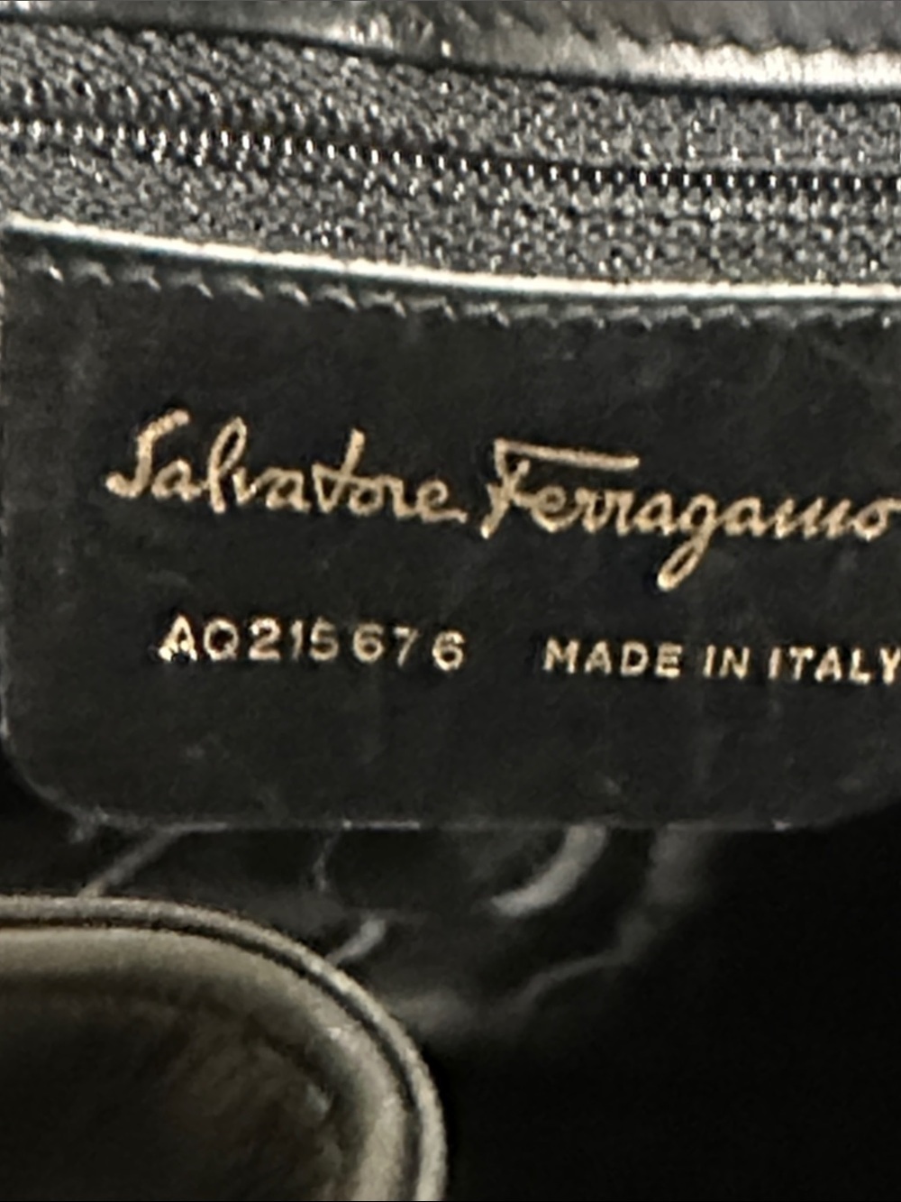 Salvatore Ferragamo Black Leather Drawstring Mini Bucket/Backpack - Picture 13 of 15